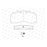 BRAKE PAD KIT JURID VOLVO WVA29174+29218+29273